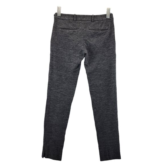 Theory Women's Viscose Stretch Cropped Dress Pants Size 0 Heathered Gray - Picture 4 of 10